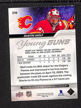 Load image into Gallery viewer, Dustin Wolf 2023-24 Upper Deck Young Guns #210 Young Guns