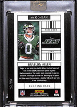 Load image into Gallery viewer, Braelon Allen 2025 Panini One Originals #OO-BAN /25