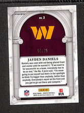 Load image into Gallery viewer, Jayden Daniels 2024 Panini Zenith Z Marquee Blue #2 /25