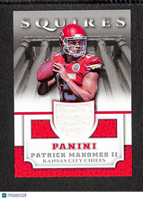 Load image into Gallery viewer, Patrick Mahomes II 2017 Panini Squires #SQ-PM Player-worn material