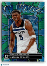Load image into Gallery viewer, Anthony Edwards 2024-25 Panini Donruss Optic My House! Prizm Hyper Green #2 /249