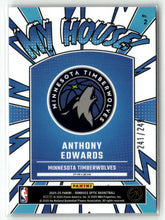 Load image into Gallery viewer, Anthony Edwards 2024-25 Panini Donruss Optic My House! Prizm Hyper Green #2 /249