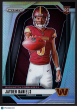 Load image into Gallery viewer, Jayden Daniels 2024 Panini Prizm Football Rookie Variations Silver Prizm #17