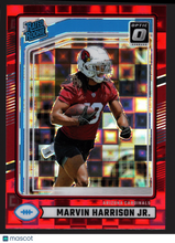 Load image into Gallery viewer, Marvin Harrison Jr. 2024 Donruss Optic Rated Rookies Preview Red Pandora #393