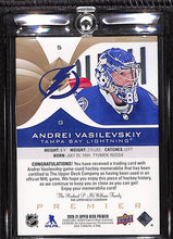 Load image into Gallery viewer, Andrei Vasilevskiy 2020-21 Upper Deck Premier #5 /10