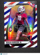 Load image into Gallery viewer, Marvin Harrison Jr. 2024 Panini Prizm Football Red White and Blue #375