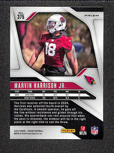 Load image into Gallery viewer, Marvin Harrison Jr. 2024 Panini Prizm Football Red White and Blue #375