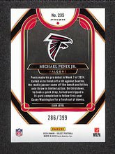 Load image into Gallery viewer, Michael Penix Jr. 2025 Panini Select Football Orange Prizm Shock #235 /399