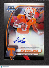 Load image into Gallery viewer, Nico Iamaleava 2024 Bowman Chrome University Chrome Prospect Autographs #PA-NIA