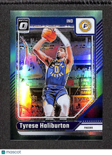 Load image into Gallery viewer, Tyrese Haliburton 2024-25 Panini Donruss Optic Green #215 /5