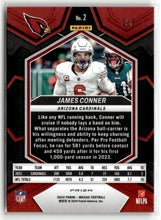 Load image into Gallery viewer, James Conner 2024 Panini Mosaic Red Wave Mosaic #2 /9