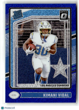 Load image into Gallery viewer, Kimani Vidal 2024 Panini Donruss Optic Football Blue Glitter #262
