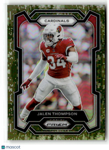 Load image into Gallery viewer, Jalen Thompson 2023 Panini Prizm Football Forest Camo #8 /15