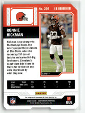 Load image into Gallery viewer, Ronnie Hickman 2023 Panini Contenders Rookie Ticket #299 /33
