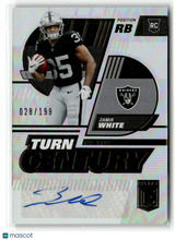 Load image into Gallery viewer, Zamir White 2022 Panini Donruss Elite Turn of the Century Autographs #TC-34 /199