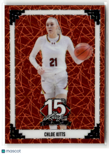 Load image into Gallery viewer, Chloe Kitts 2025 Leaf 15th Anniversary 1991 Base Lazer Orange #91B-31 /4