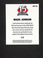Load image into Gallery viewer, Magic Johnson 2025 Leaf 15th Anniversary 1948 Base Lava Pink #48B-109 /8