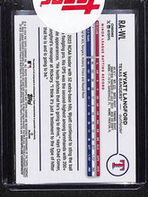 Load image into Gallery viewer, Wyatt Langford 2024 Topps Chrome Rookie Auto Lava Magenta/Purple RA-WL /299