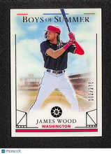 Load image into Gallery viewer, James Wood 2024 Panini Boys of Summer Baseball #42 /275