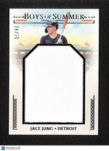 Load image into Gallery viewer, Jace Jung 2024 Panini Boys of Summer Jumbo Prospect Materials #JPM-JJ /49