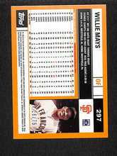 Load image into Gallery viewer, Willie Mays 2020 Topps Archives #297 /75