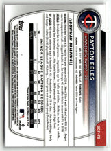 Load image into Gallery viewer, Payton Eeles 2025 Bowman Chrome Gold Shimmer Refractor #BCP-78 /50