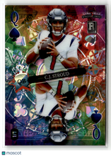 Load image into Gallery viewer, C.J. Stroud 2023 Wild Card 5 Card Draw Stacked Deck Holo-Lux #DK-CS 1/1