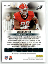 Load image into Gallery viewer, Jalen Carter 2023 Panini Prestige Football Xtra Points Autograph #344