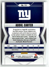 Load image into Gallery viewer, Abdul Carter 2025 Panini Donruss Elite Football #111 /499