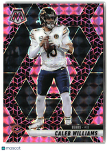 Load image into Gallery viewer, Caleb Williams 2025 Panini Mosaic Football Mosaic Pink Spectris #22 /13
