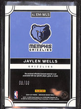 Load image into Gallery viewer, Jaylen Wells 2025 Panini Obsidian Eclipse Electric Etch Orange Flood #EM-WLS /99