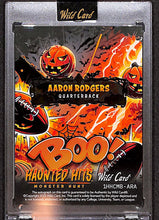 Load image into Gallery viewer, Aaron Rodgers 2025 Wild Card Boo! Haunted Hits Monster Hunt #1HHCMB-ARA 1/1