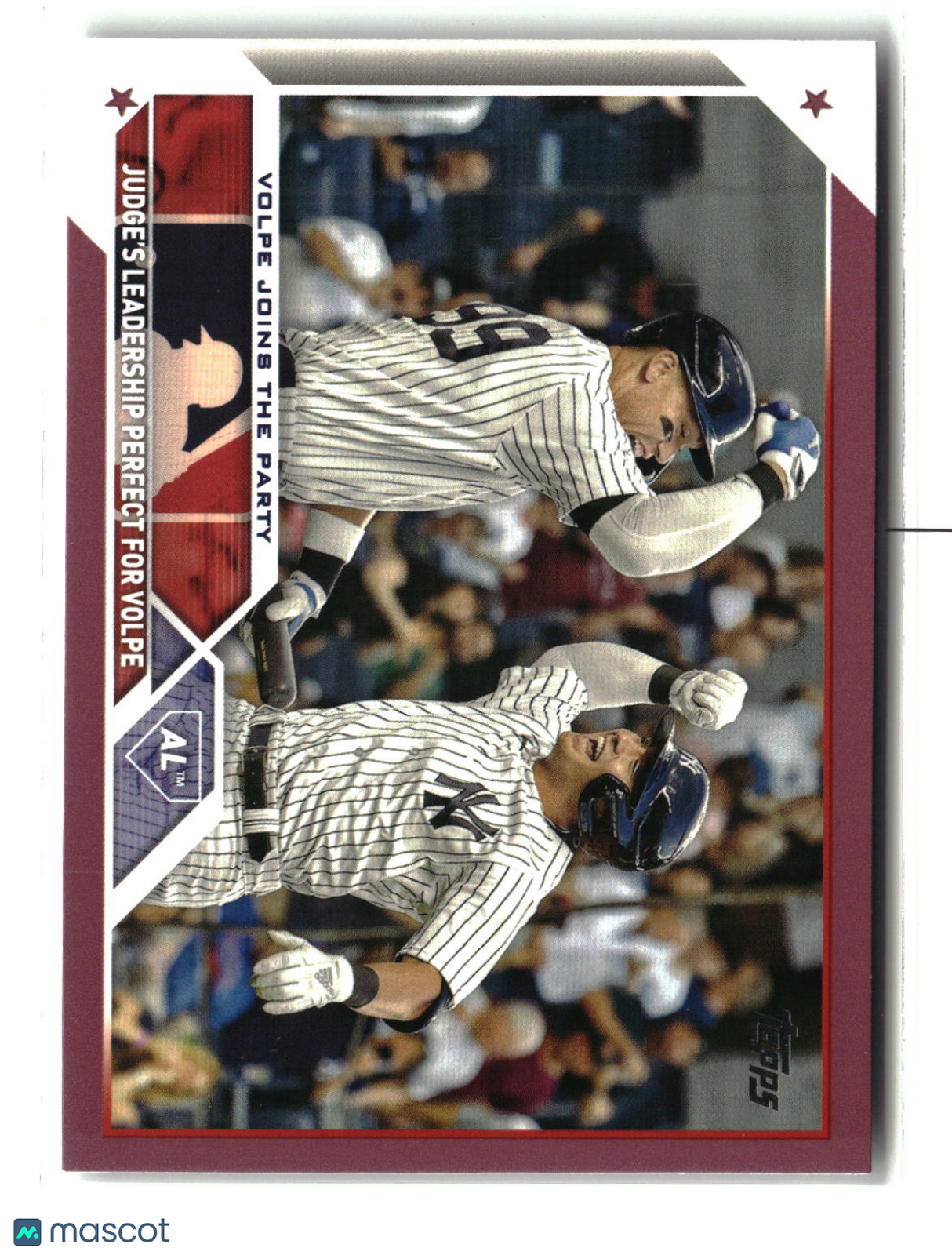 Aaron Judge Anthony Volpe 2023 Topps Update Series Independence Day #US269 38/50