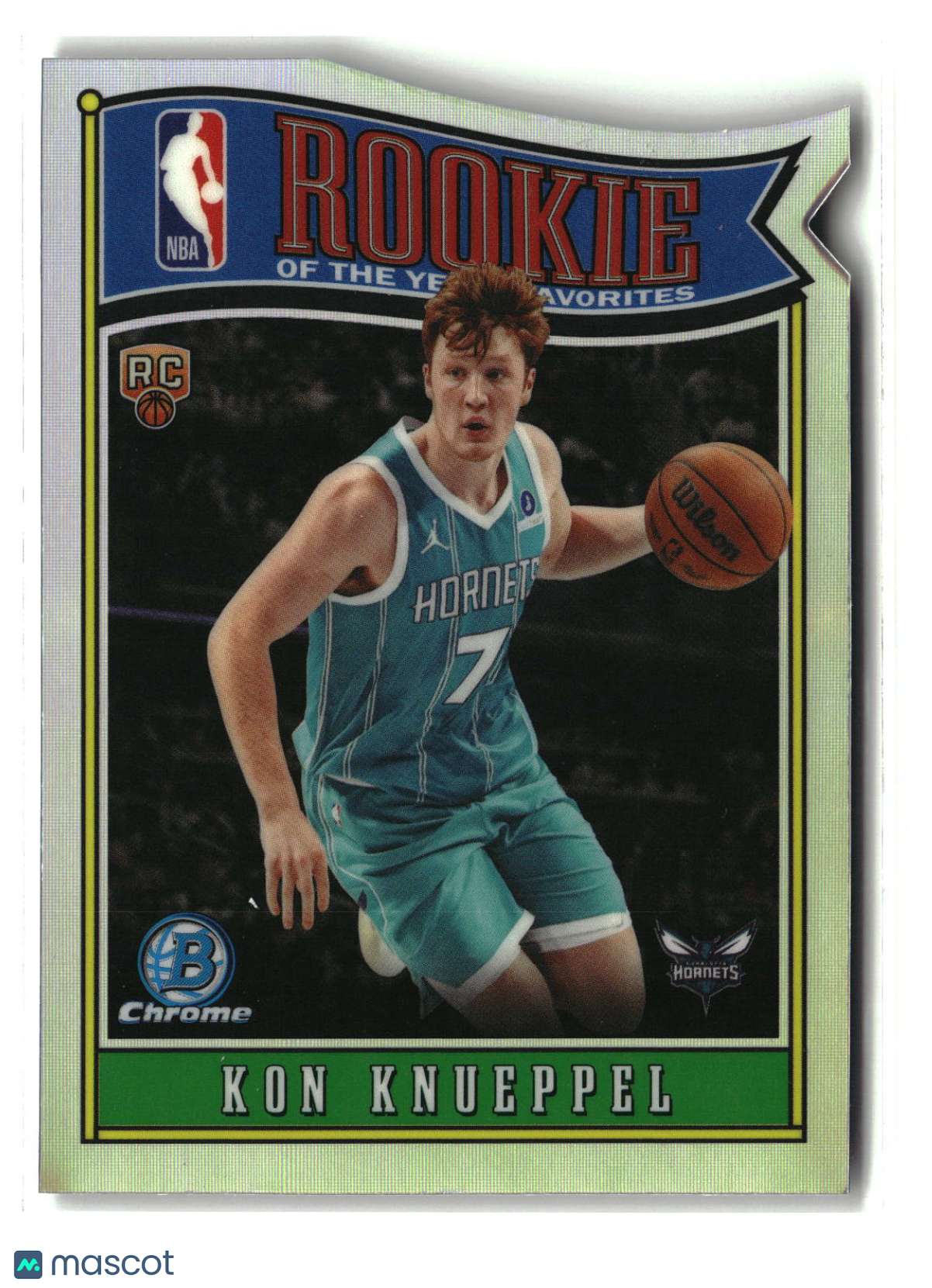 Kon Knueppel 2025 Bowman Chrome Rookie of the Year Favorites Refractor #RY-4