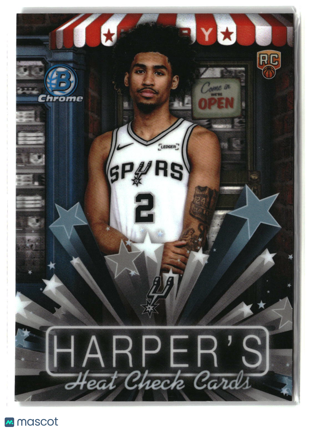 Dylan Harper 2025 Bowman Chrome Harper's Heat Check Cards Refractor #HS-4