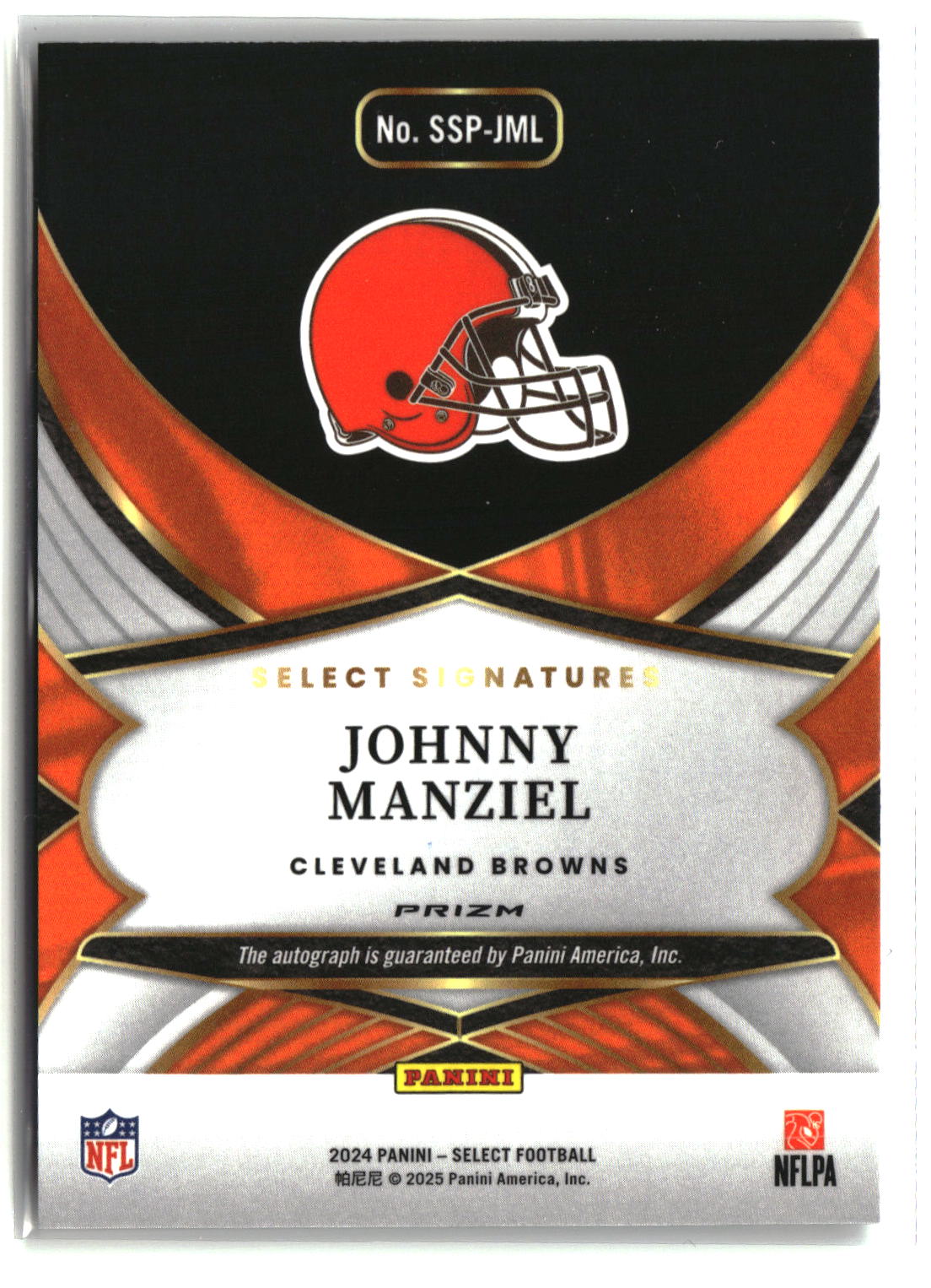 Johnny Manziel 2024 Panini Select Signatures #SSP-JML