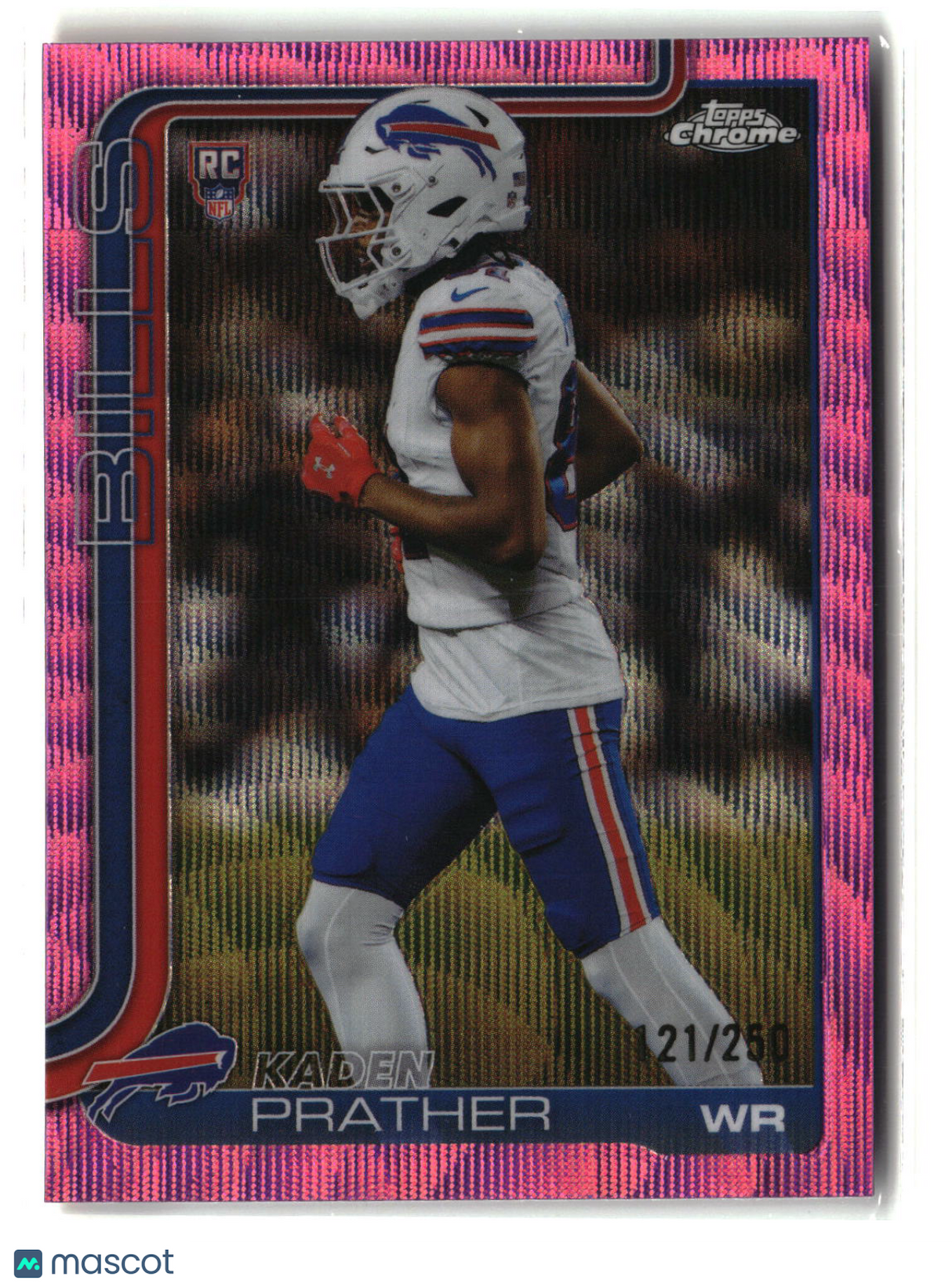 Kaden Prather 2025 Topps Chrome Pink Wave Refractor #394 121/250