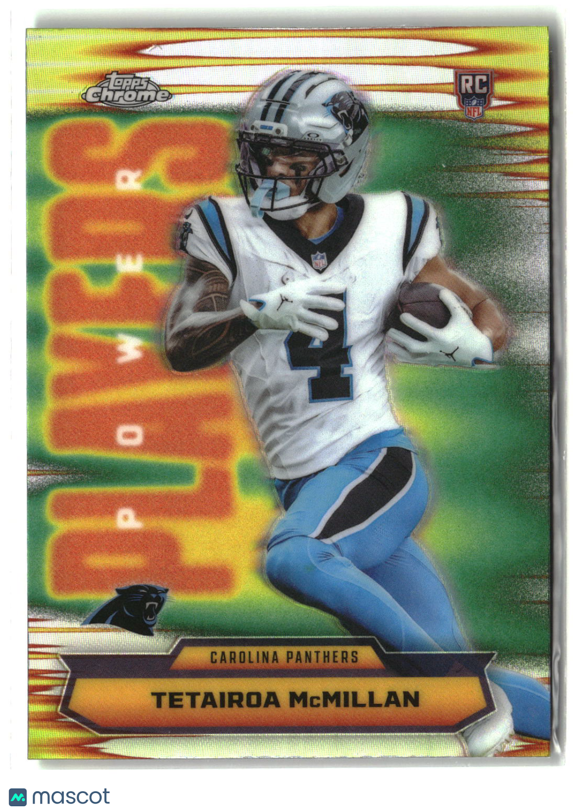 Tetairoa McMillan 2025 Topps Chrome Power Players Refractor #PP-28