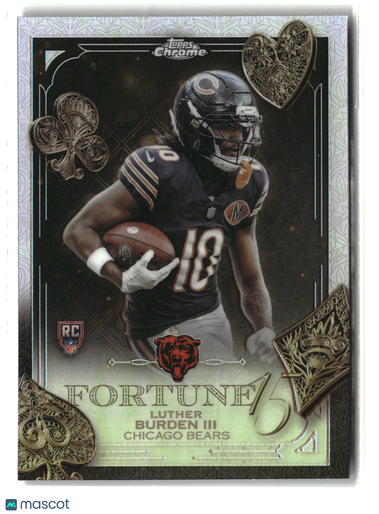 Luther Burden III 2025 Topps Chrome Fortune 15 Refractor #F15-28