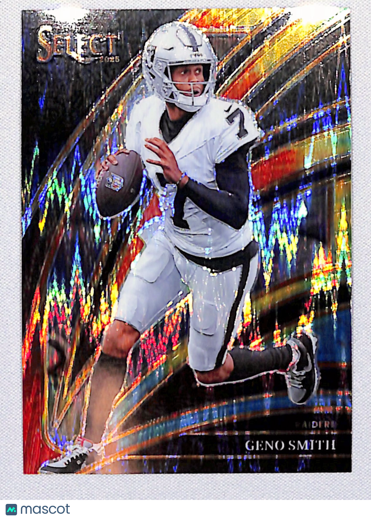 Geno Smith 2025 Panini Select Prizm Tie-Dye Prizm #205 20/25