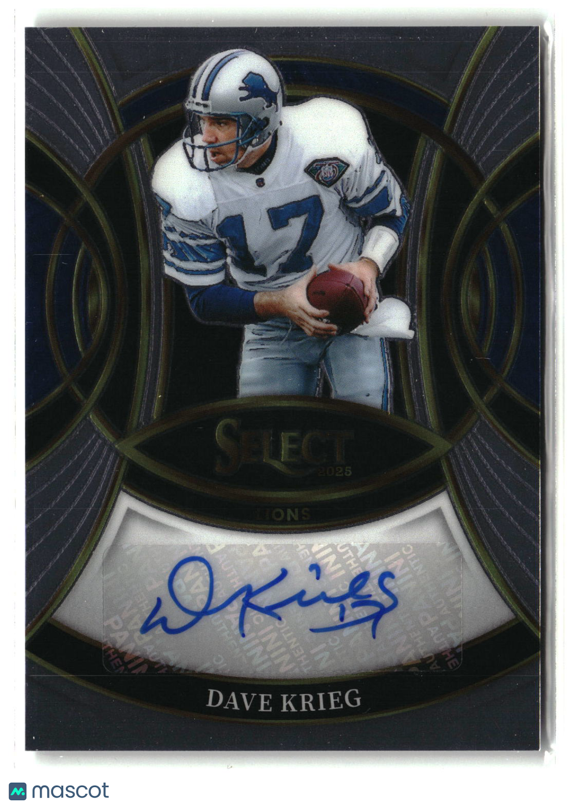 Dave Krieg 2026 Panini Select #SP-DKG