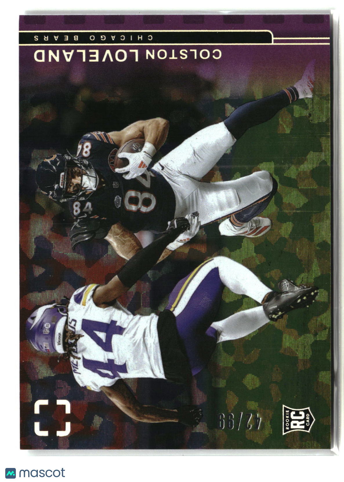 Colston Loveland 2026 Panini Photogenic Football Purple #188 42/99