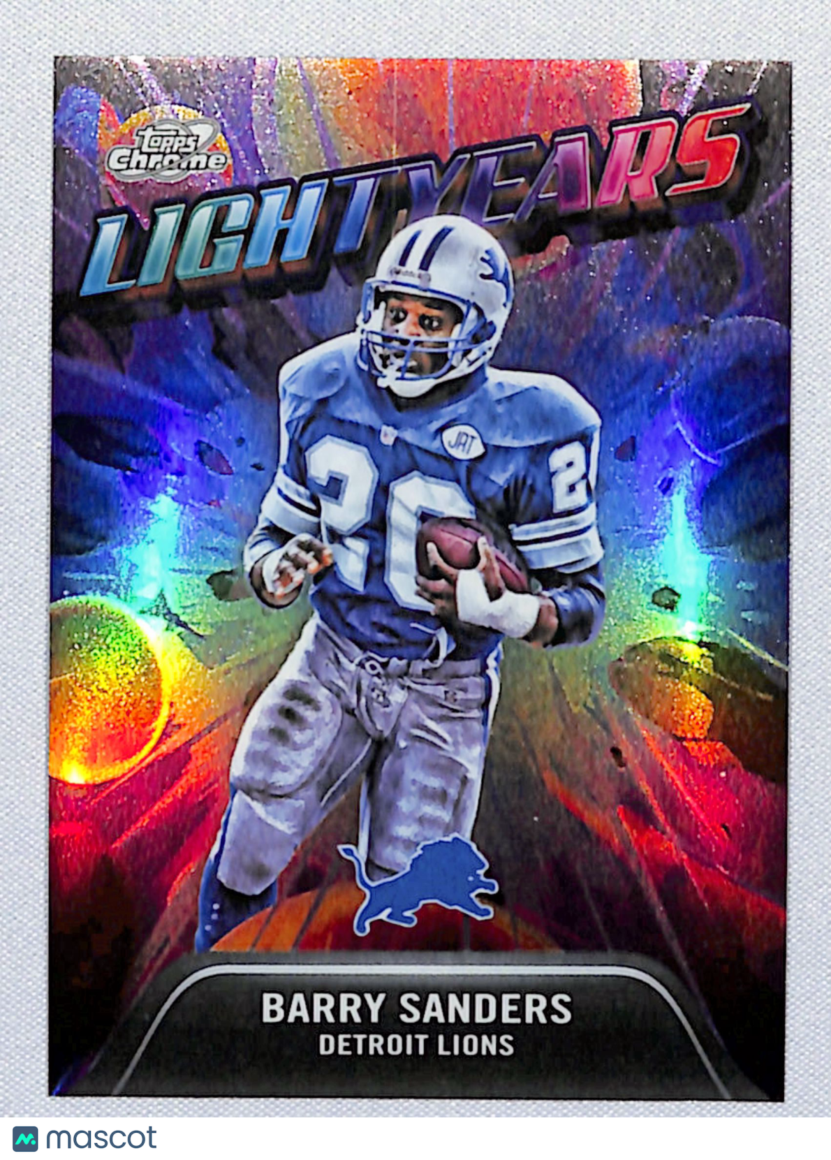 Barry Sanders 2025 Topps Chrome Cosmic Light Years #LY-6