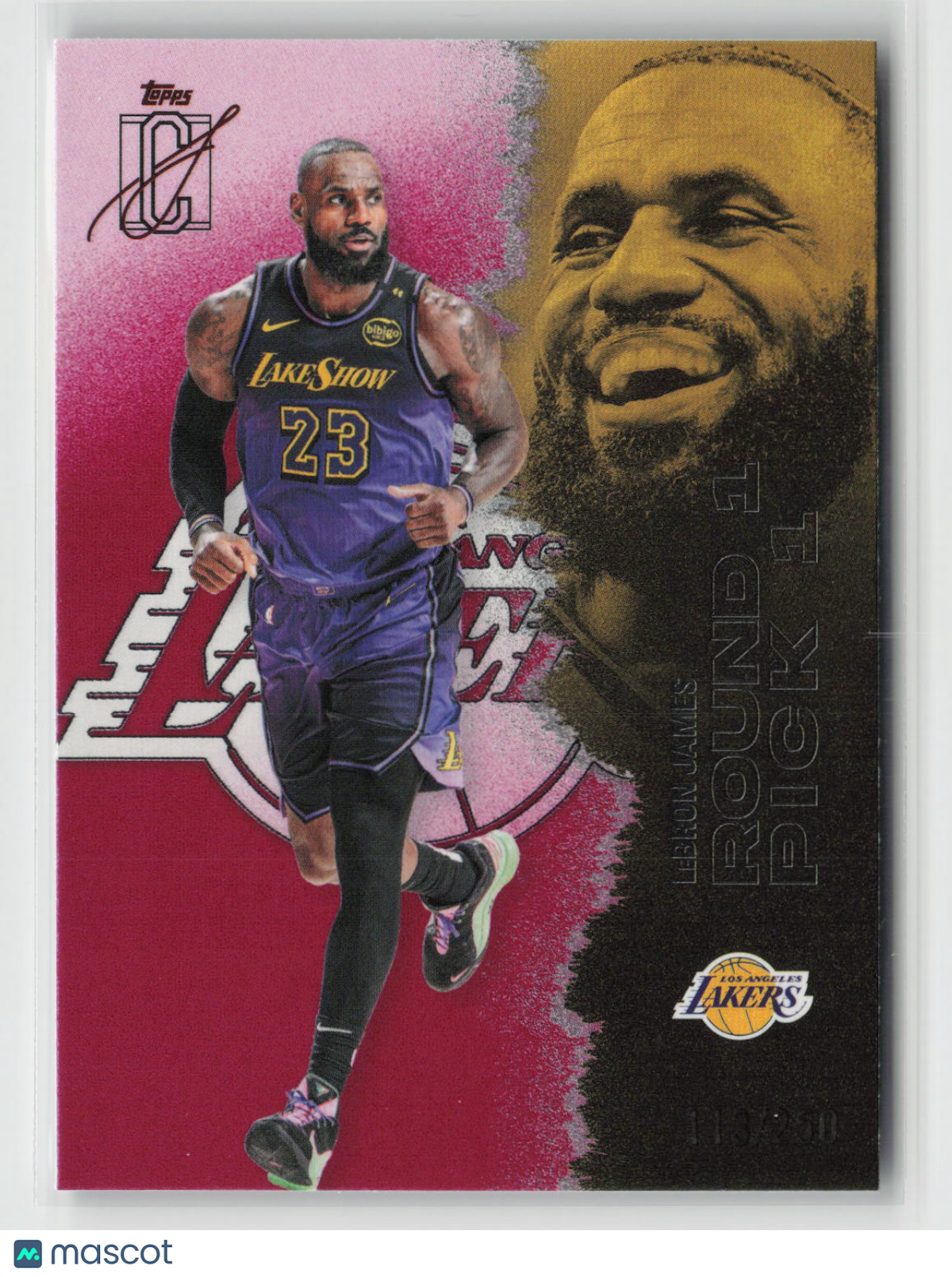 LeBron James 2025-26 Topps Signature Class Magenta #51 113/250