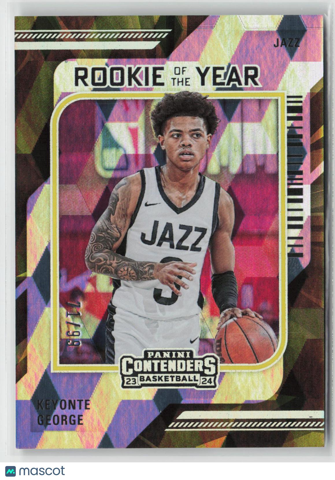 Keyonte George 2023-24 Contenders Rookie of the Year Playoff Edition #13 71/99