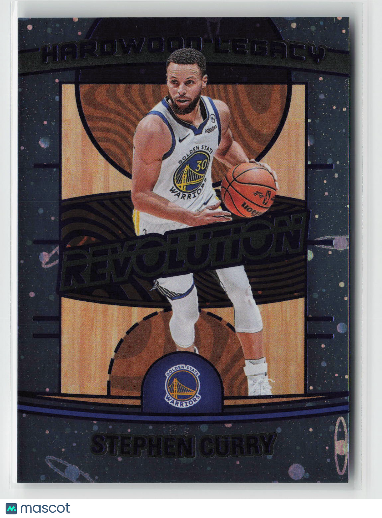 Stephen Curry 2024-25 Panini Revolution Hardwood Legacy Blue Cosmo #3 085/285
