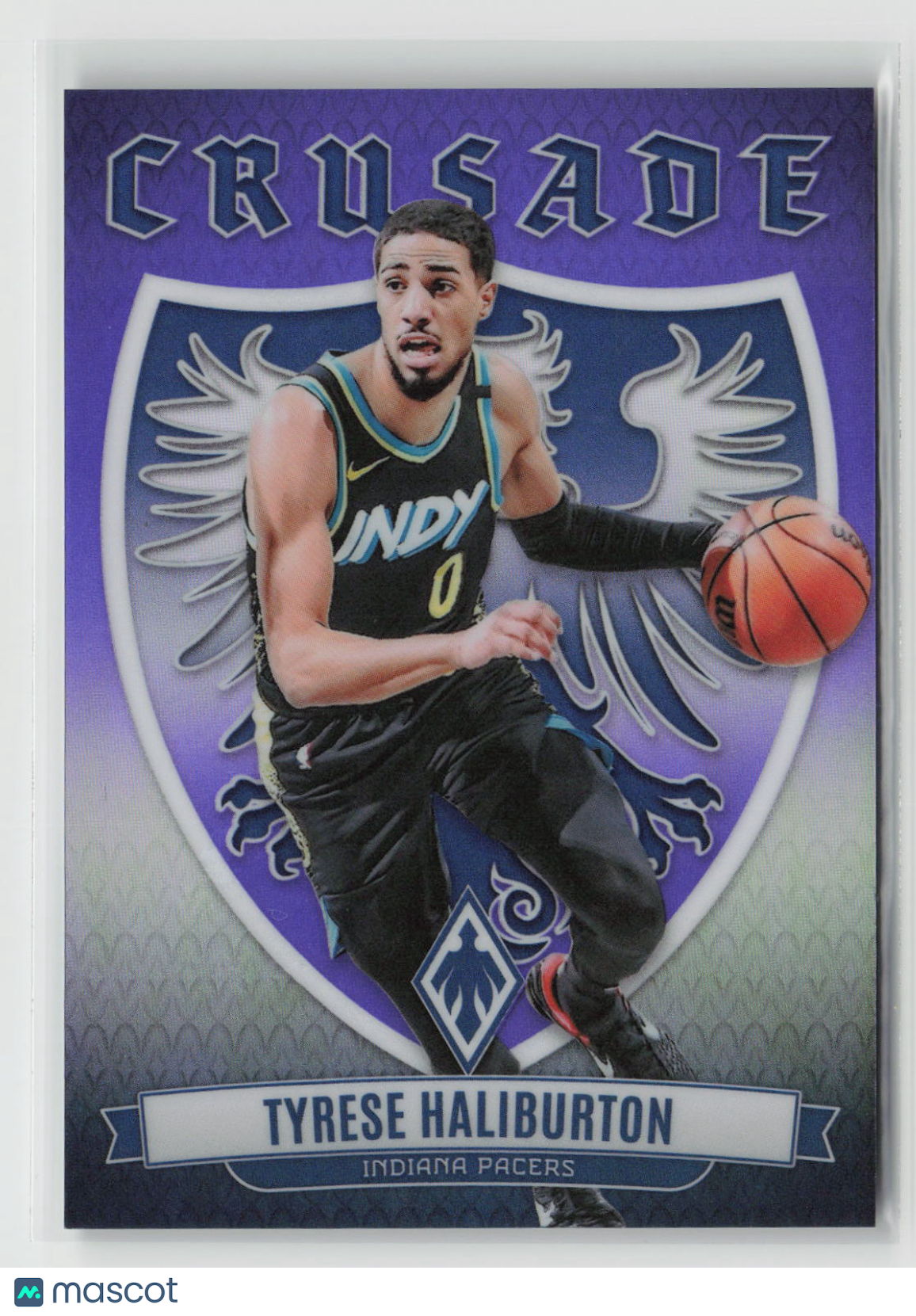 Tyrese Haliburton 2023-24 Panini Phoenix Crusade Purple #19 67/75