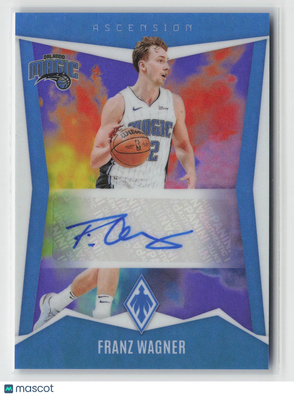 Franz Wagner 2023-244 Panini Phoenix Ascension Autographs Purple #AA-FZW 08/75