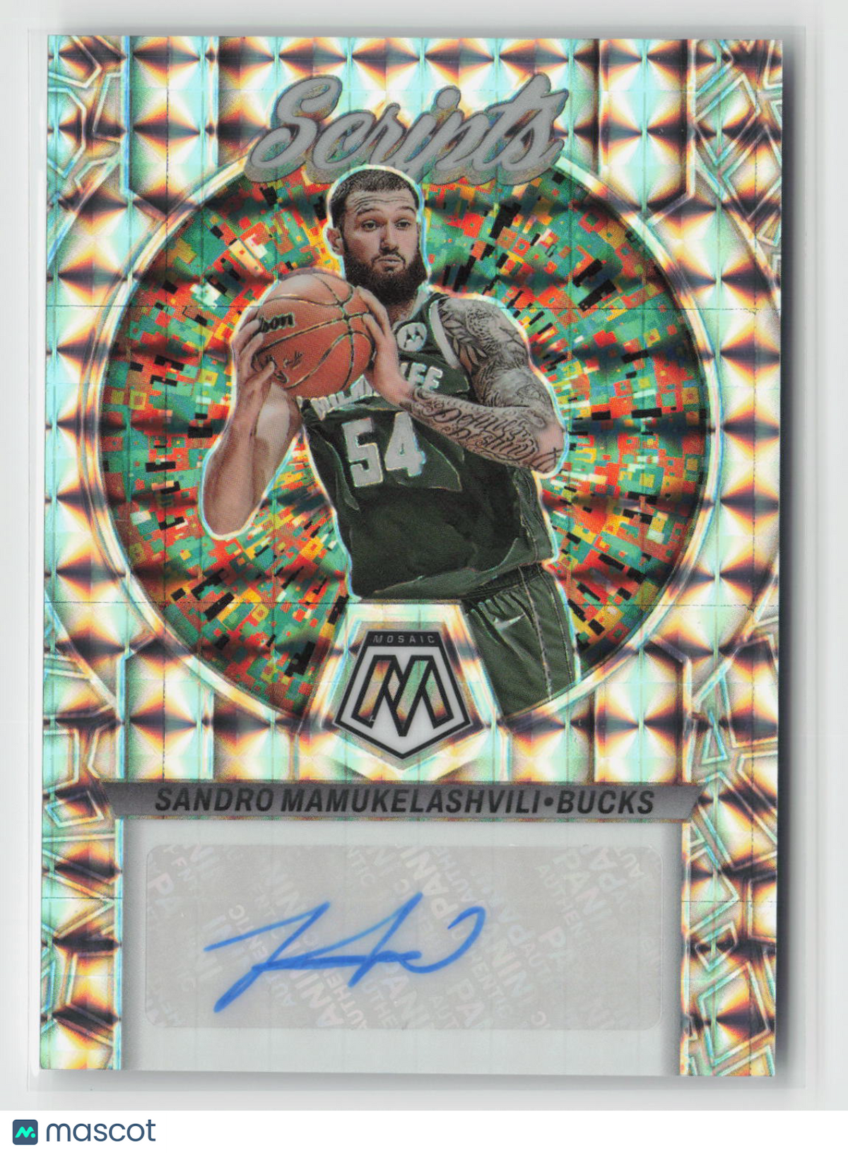 Sandro Mamukelashvili 2022-233 Panini Mosaic Scripts #MS-MAM