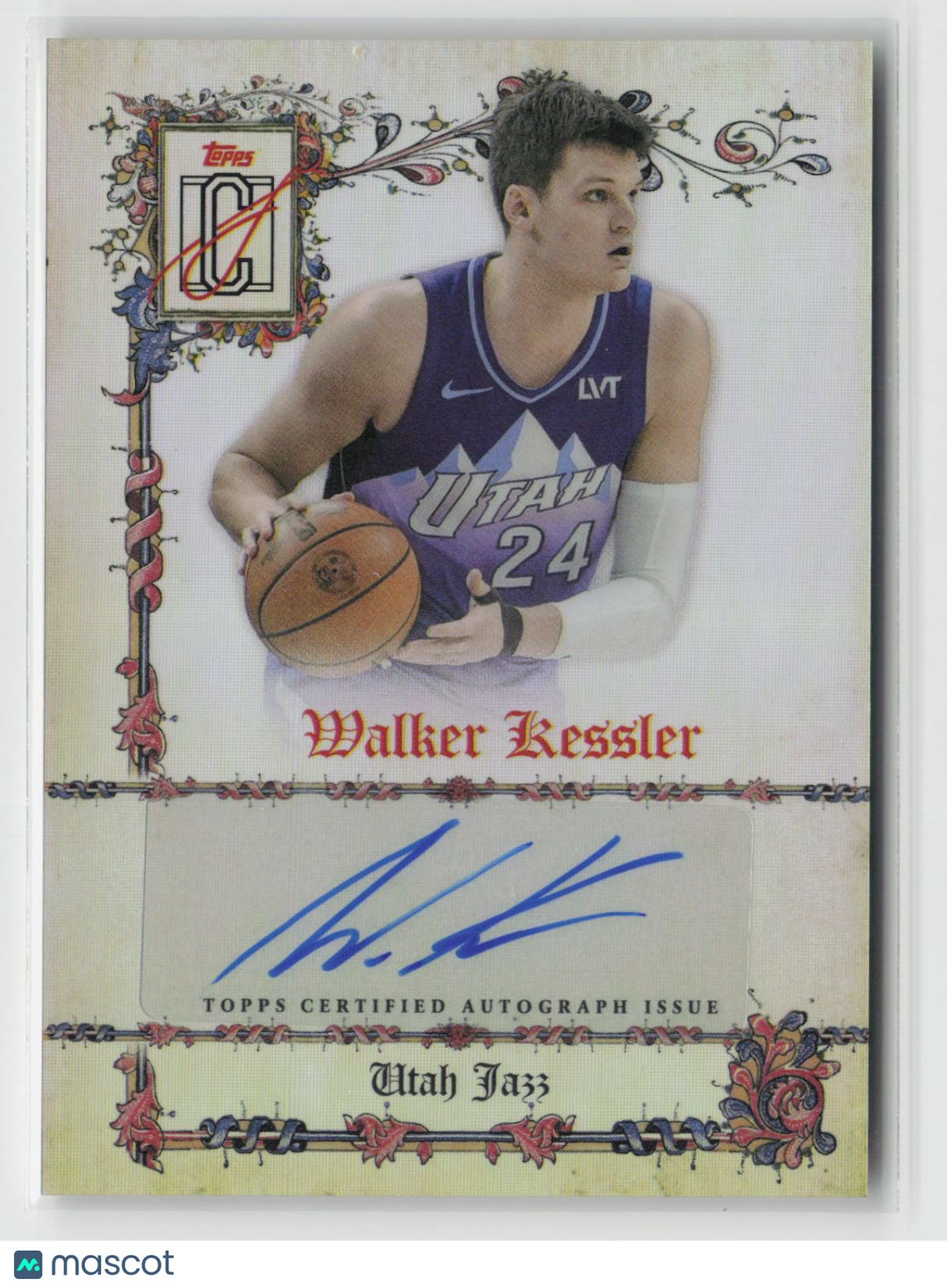 Walker Kessler 2025-26 Topps Signature Class Manuscripts #MS-WK